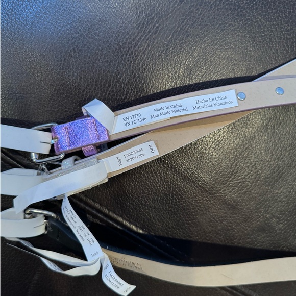 Cat & Jack Kids' Sparkle Belt Trio - Pink, Silver, Black - Picture 5 of 5